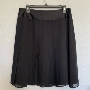Banana Republic Black Pleated Skirt
